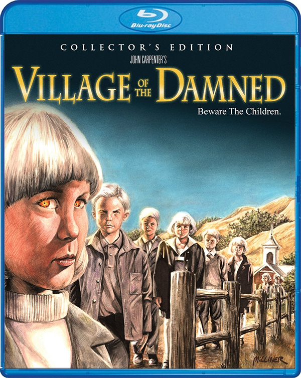 John Carpenter's Village of the Damned - Screener Copy w/early, unused  cover artwork. Bottom print reads: THIS DOES NOT REPRESENT FINAL  VIDEOSLEEVE ART : r/VHS