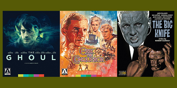 The Ghoul, Erik the Conqueror, The Big Knife on Blu-Ray